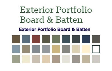 Exterior Portfolio Board & Batten Colors
